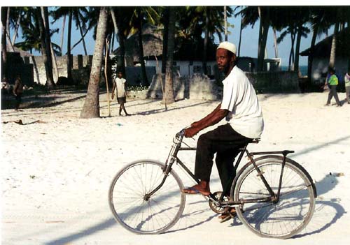 Jambiani Zanzibar - bike dude