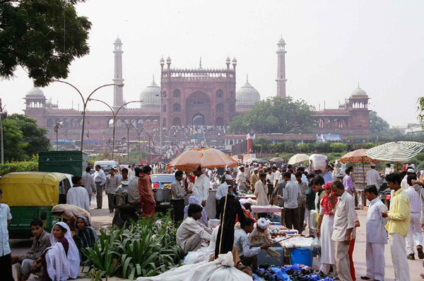 Delhi - Jama Masjid view