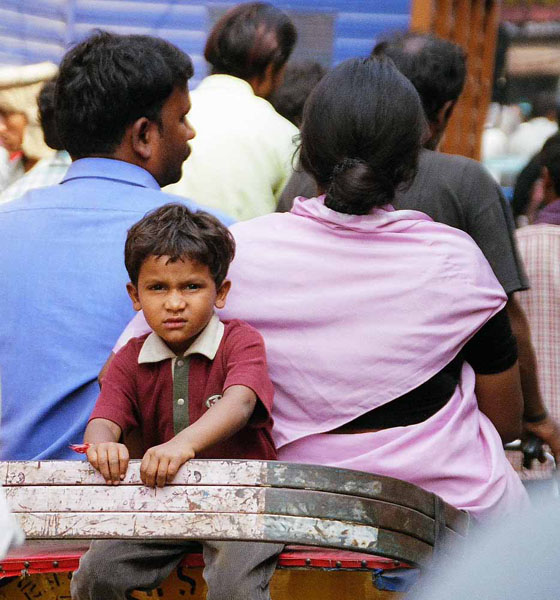 Delhi - cyclo kid