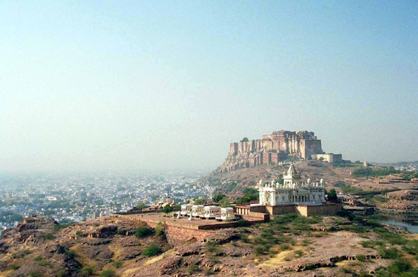 Jodhpur - Merangargh and Jaswant Thada afar