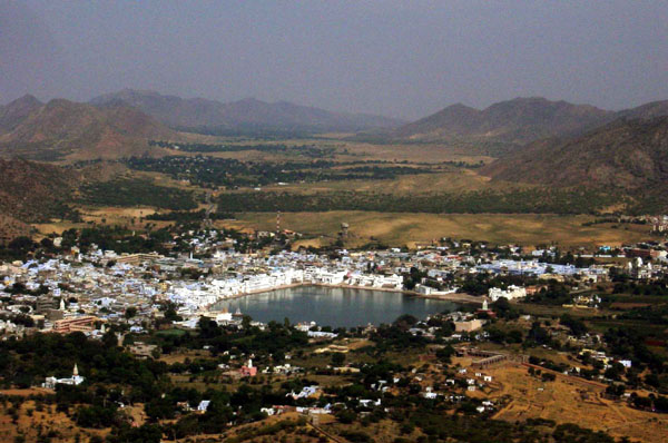 Pushkar - 1 town view