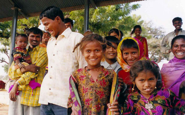 Pushkar - camel grounds family