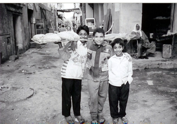 Coptic - 3 bread boys  BW