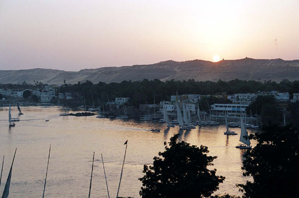 Aswan - Nile sunset