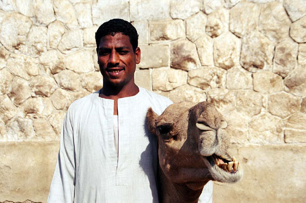 Camel Mkt - camel and guy