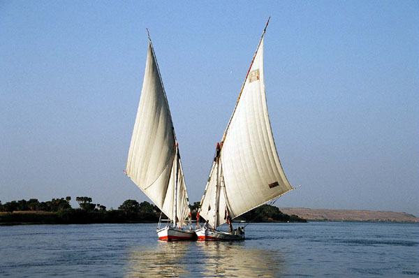 Felucca - 2 tied together