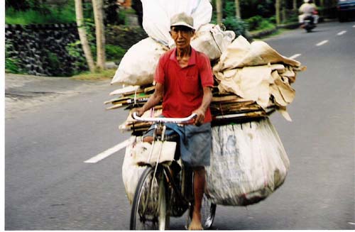 Indo Bali - loaded bike